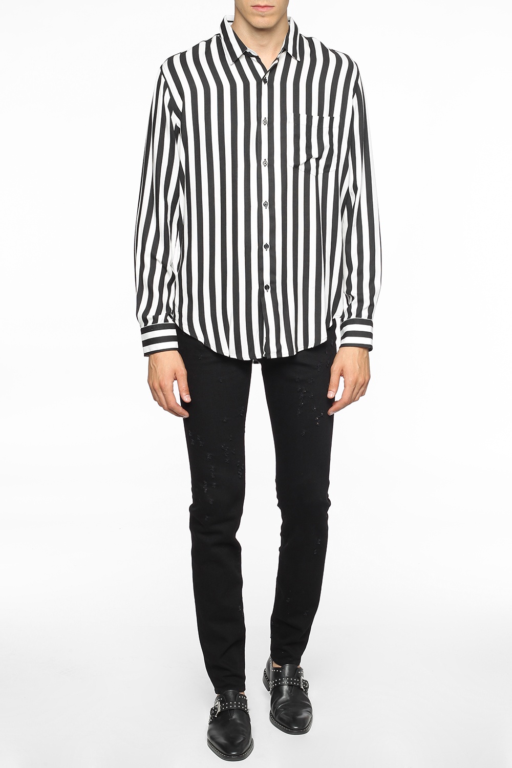 Ami Alexandre Mattiussi Striped shirt | Men's Clothing | Vitkac